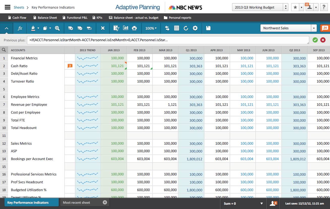 Redesigned Adaptive Sheets interface