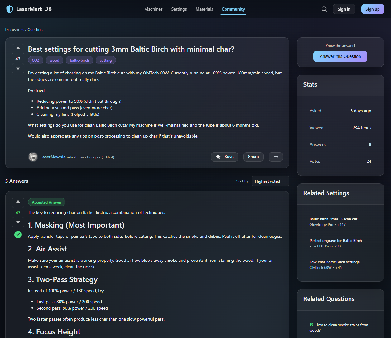 LaserMark Community screenshot