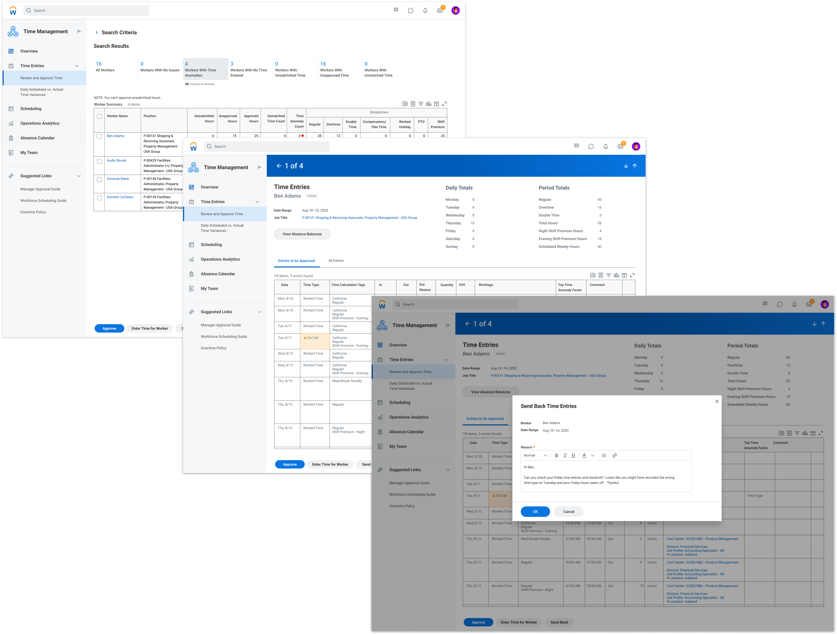 Workday worker autonomy flow